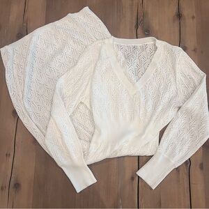 White Knit Beach Cover Up Dress